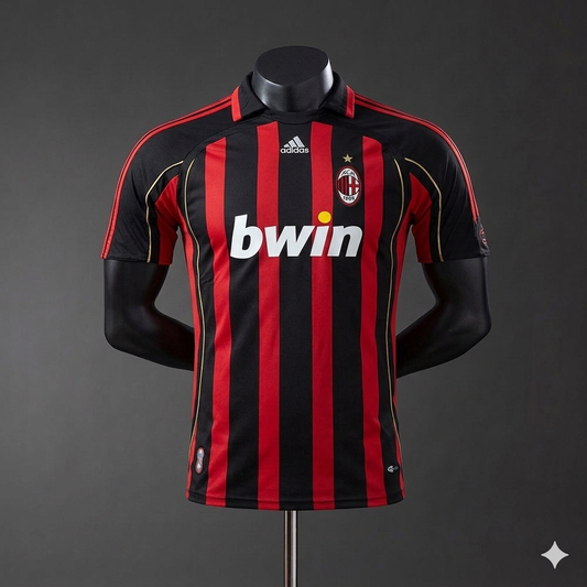 Camiseta AC Milan Retro Local – (Calidad 1.1) 🔴⚫🏆