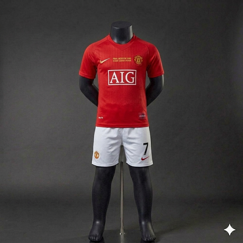 Uniforme Niño Manchester United 2018 Retro