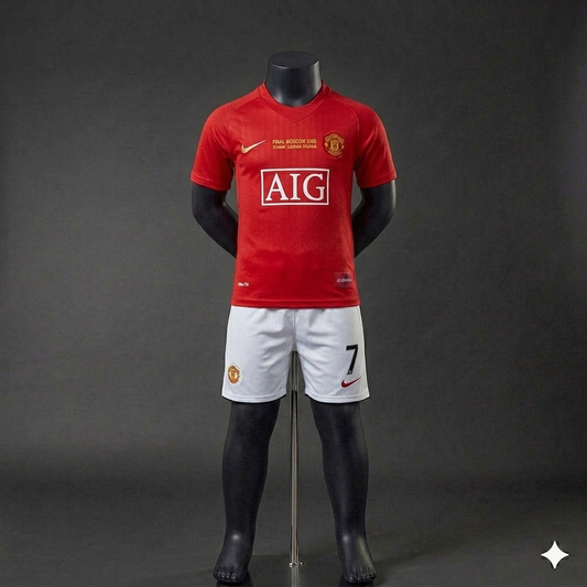 Uniforme Niño Manchester United 2018 Retro