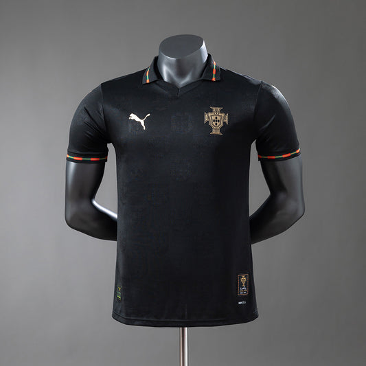 Camiseta Portugal Visitante Negra 2026 – (Calidad 1.1) ⚫🔥