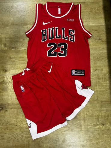 Uniforme Adulto Bulls Rojo #23 β (Calidad Triple A) ππ΄
