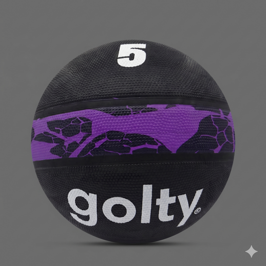 Balón de Baloncesto Golty No. 5 – Negro y Púrpura
