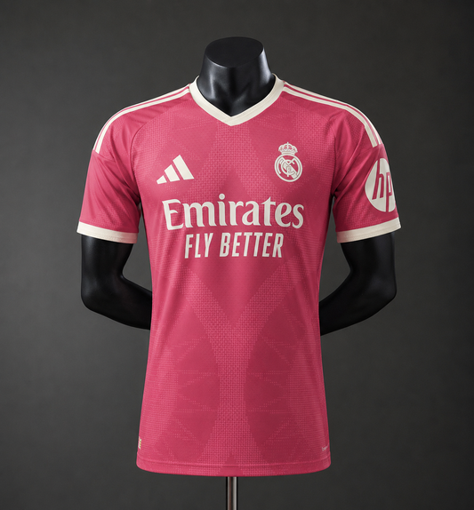 Camiseta Real Madrid Tercera Equipación 2026/27 Rosa Manga Corta – Temporada 26-27