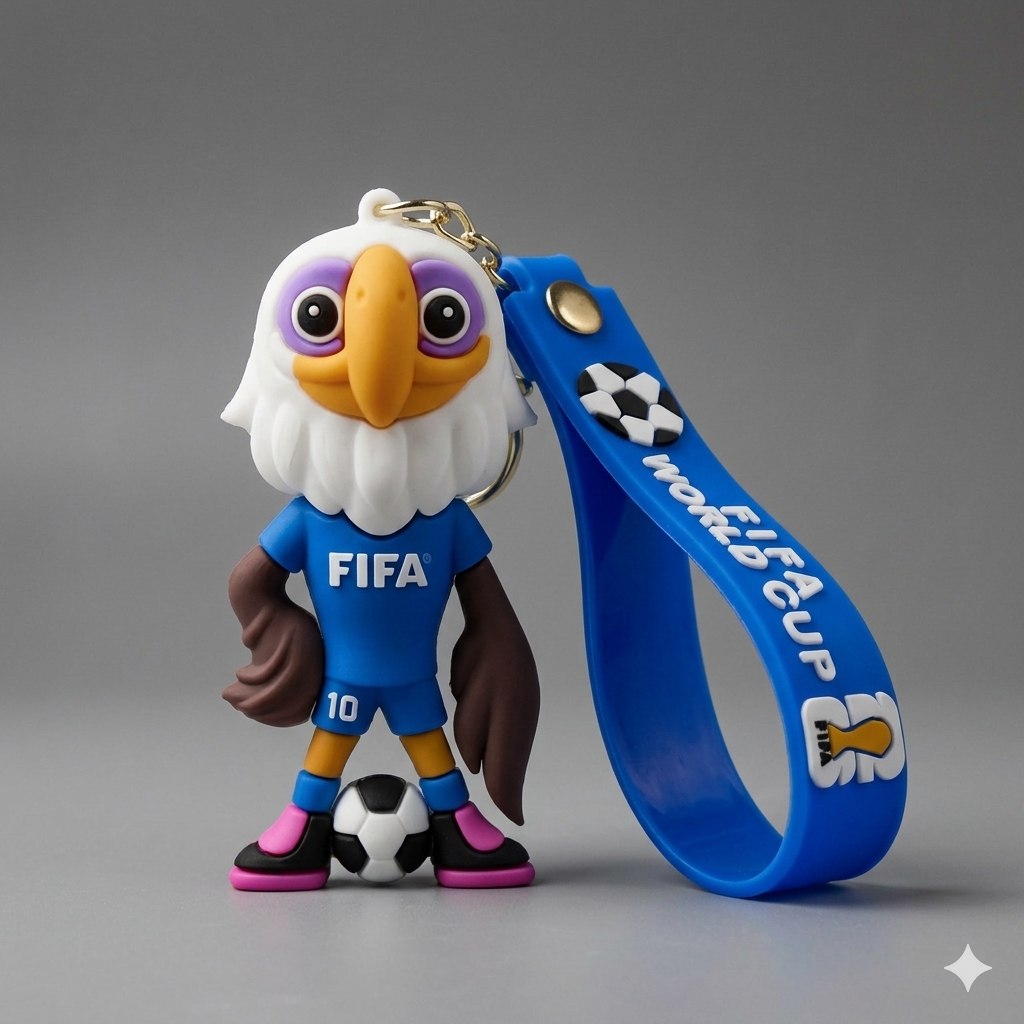 Llaveros Mundial 2026 – Mascotas y Copa 🏆🌍