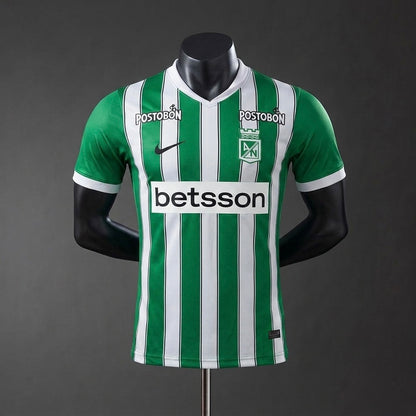 Camiseta Atlético Nacional 2026 Local Hombre – Tela Lisa Encauchetada