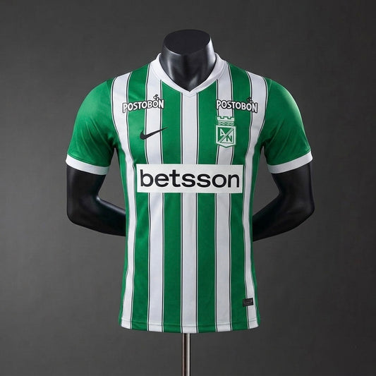 Camiseta Atlético Nacional 2026 Local Hombre – Tela Lisa Encauchetada