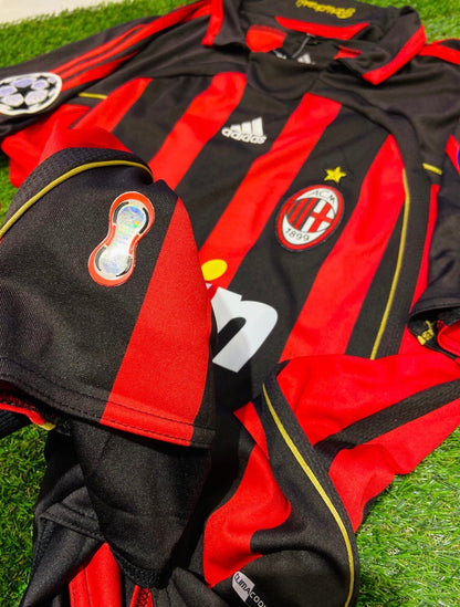 Camiseta AC Milan Retro Local – (Calidad 1.1) 🔴⚫🏆