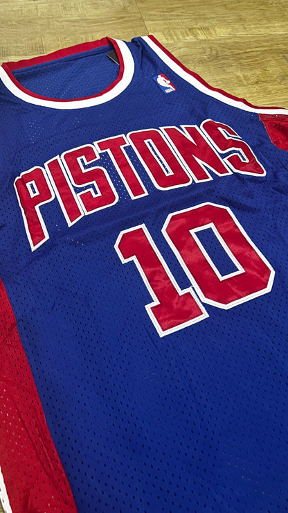 Jersey Pistons Azul #10 – (Calidad 1.1) 🏀🔵