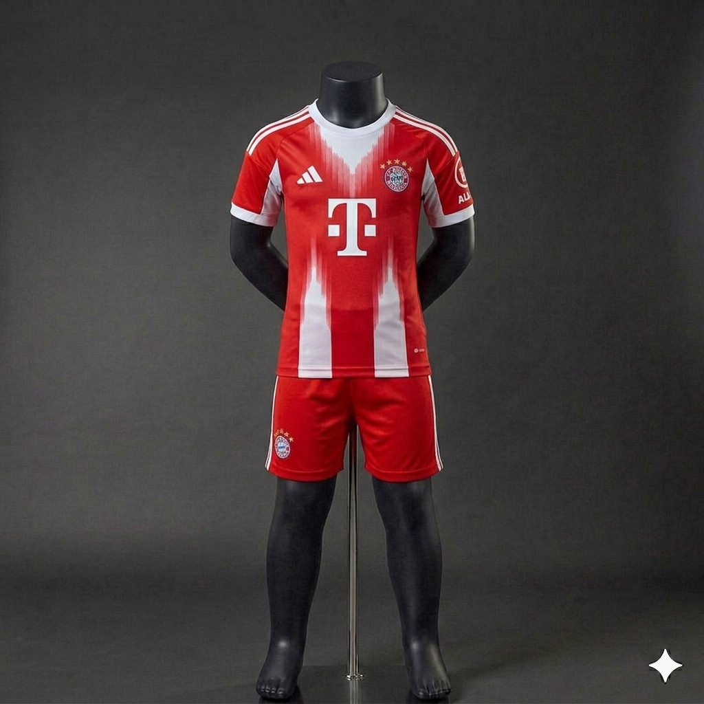 Uniforme Niño Bayern Múnich Local 2026