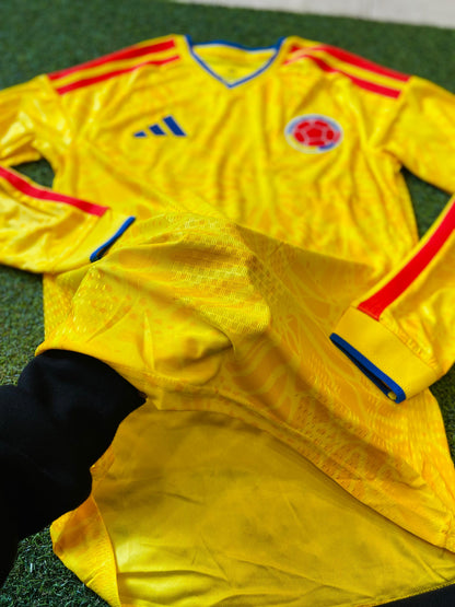 Camiseta Selección Colombia Mundial 2026 – Manga Larga Hombre (Calidad 1.1) 🇨🇴