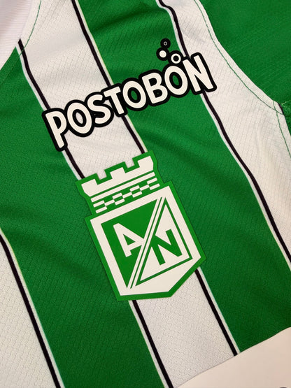 Camiseta Atlético Nacional 2026 Local Dama – Tela Lisa Encauchetada