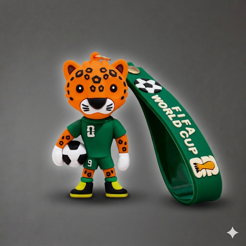 Llaveros Mundial 2026 – Mascotas y Copa 🏆🌍