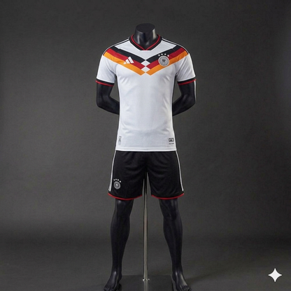Uniforme Adulto Alemania Local Mundial 2026 – (Calidad Triple A) 🇩🇪⚪⚫