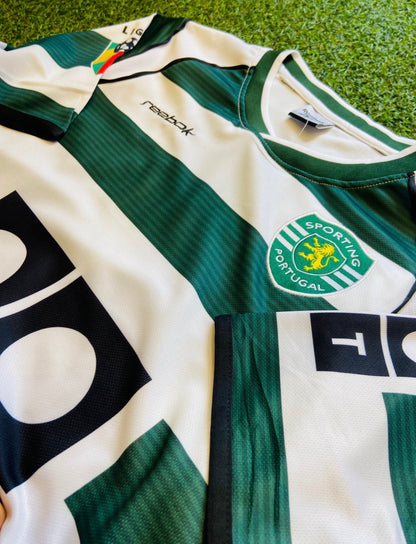 Camiseta Retro Sporting Ronaldo 🟢⚪