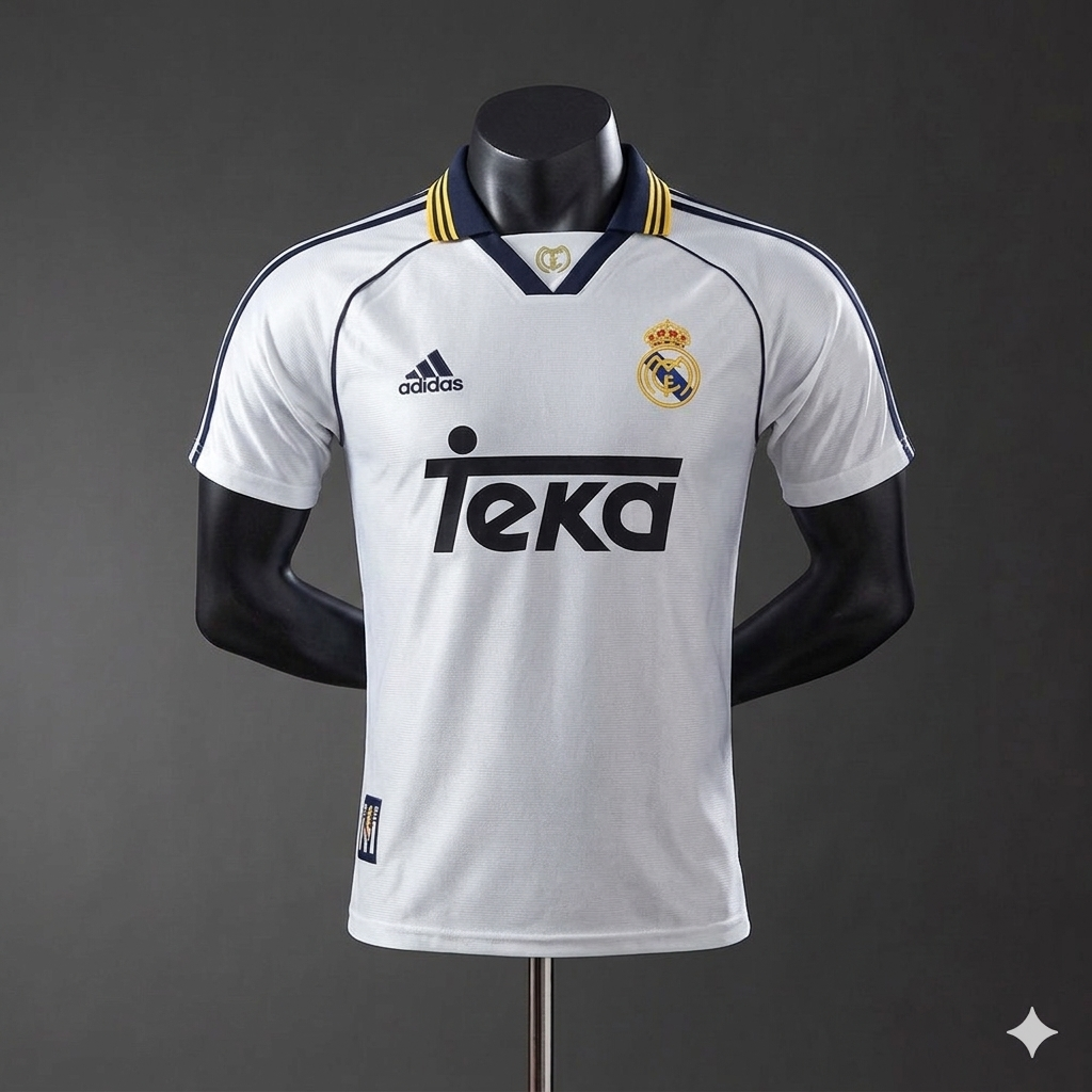 Camiseta Real Madrid Retro – Hombre (Calidad 1.1) ⚪👑
