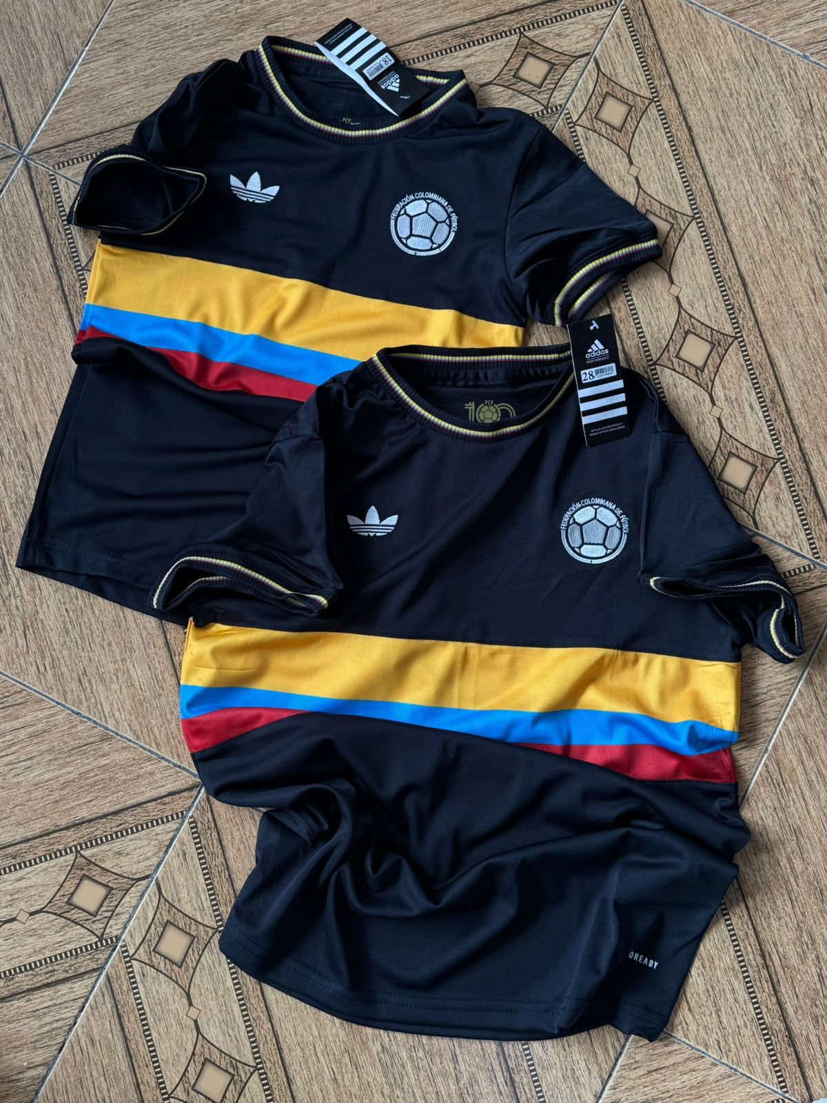 Camiseta Centenario Negra Selección Colombia – hombre Edición Especial Bordada 🇨🇴🖤