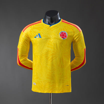 Camiseta Selección Colombia Mundial 2026 – Manga Larga Hombre (Calidad 1.1) 🇨🇴