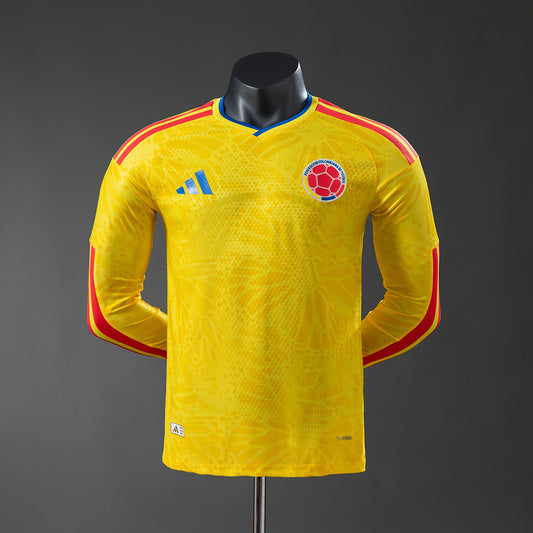 Camiseta Selección Colombia Mundial 2026 – Manga Larga Hombre (Calidad 1.1) 🇨🇴
