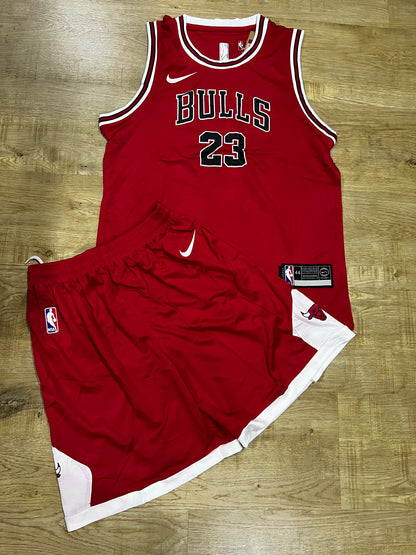 Uniforme Niño Chicago Bulls Rojo #23 – (Calidad Triple A) 🏀🔴