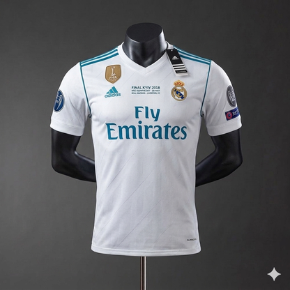 Camiseta Real Madrid Retro 2018 – (Calidad 1.1) ⚪🏆