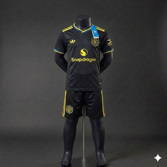 Uniforme Niño Manchester United 3ra Equipacion  25/26 – 🔥