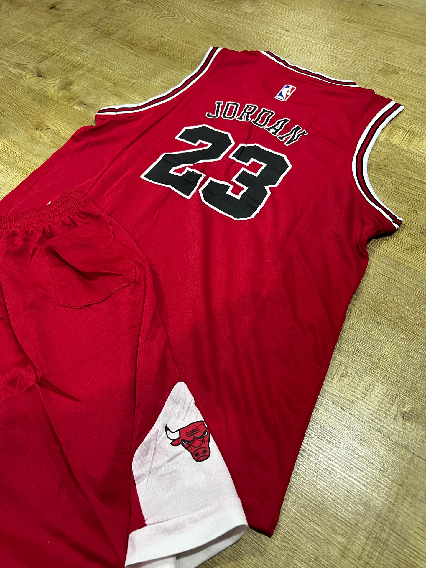 Uniforme Niño Chicago Bulls Rojo #23 – (Calidad Triple A) 🏀🔴