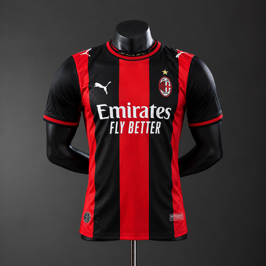 Camiseta AC Milan 2025/26 Roja y Negra – Local