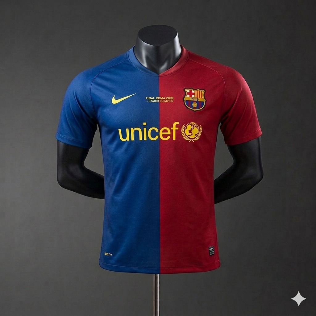 Camiseta FC Barcelona 2009 – Hombre (Calidad 1.1)