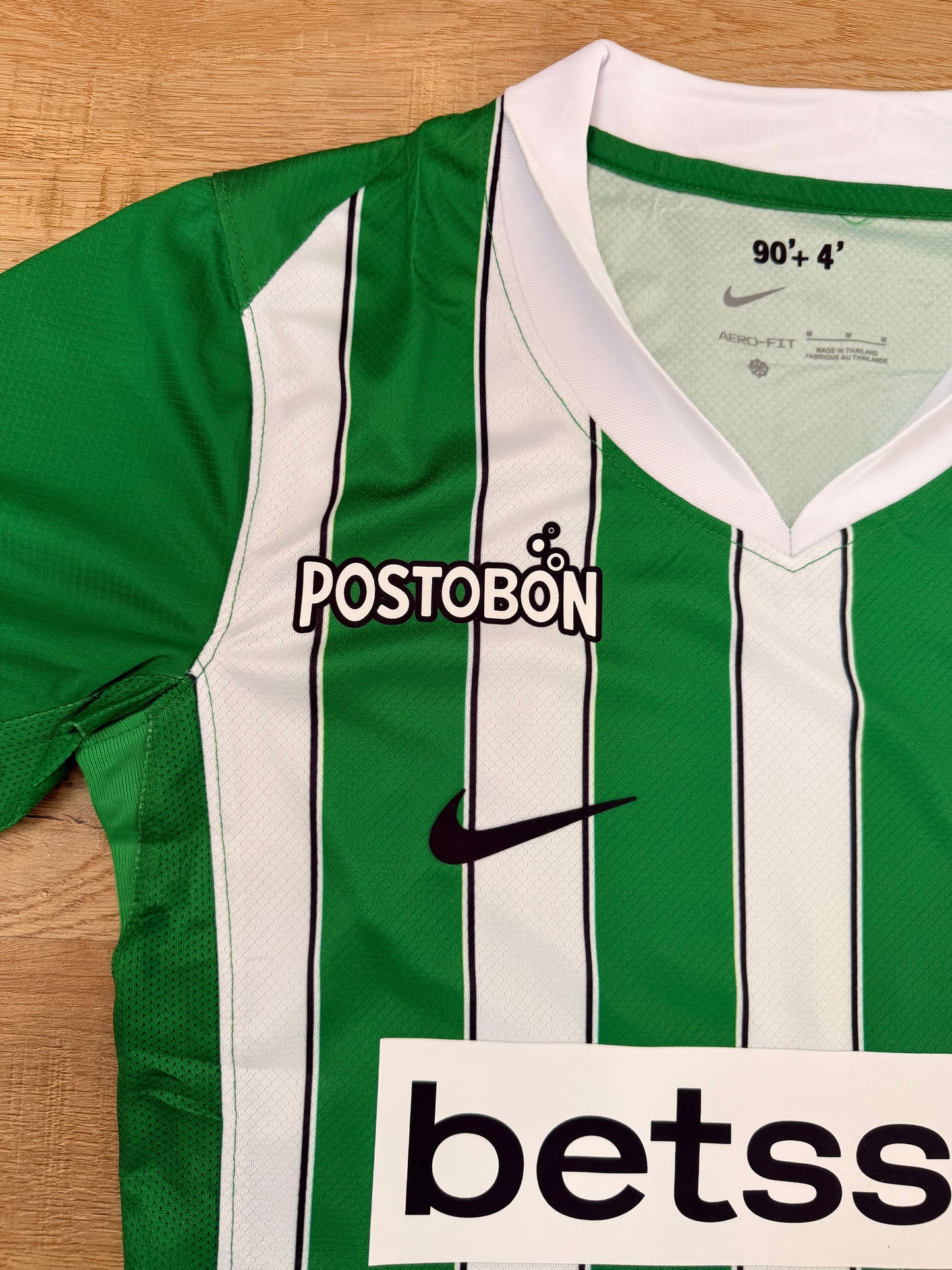 Camiseta Atlético Nacional 2026 Local Dama – Tela Lisa Encauchetada