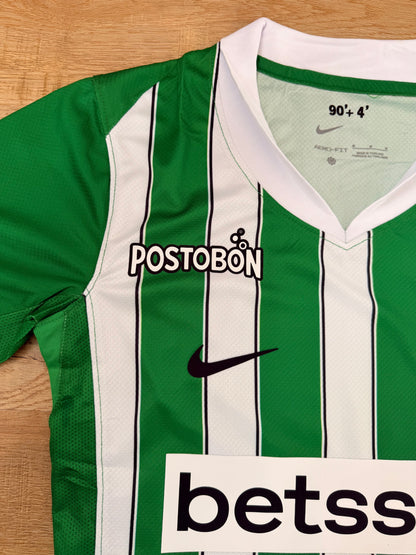 Camiseta Atlético Nacional 2026 Local Dama – Tela Lisa Encauchetada