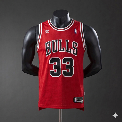 Jersey Bulls #33 – (Calidad 1.1) 🏀🔴