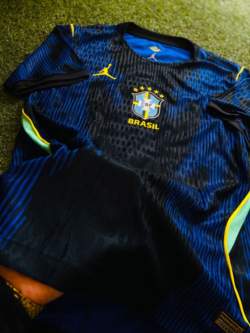 Camiseta Selección Brasil Visitante Mundial 2026 – Hombre (Calidad 1.1) 💙