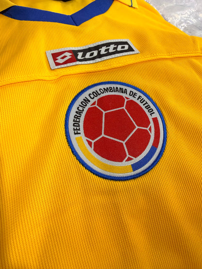 Camiseta Selección Colombia Retro Lotto – Hombre (Calidad 1.1)💛
