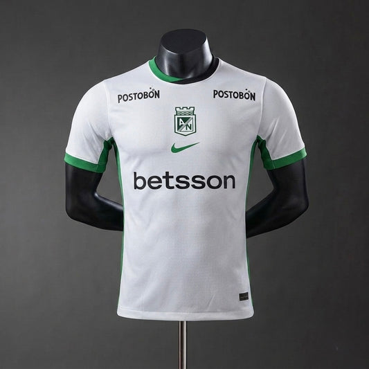 Camiseta Atlético Nacional 2026 Visitante Hombre – Tela Lisa Encauchetada