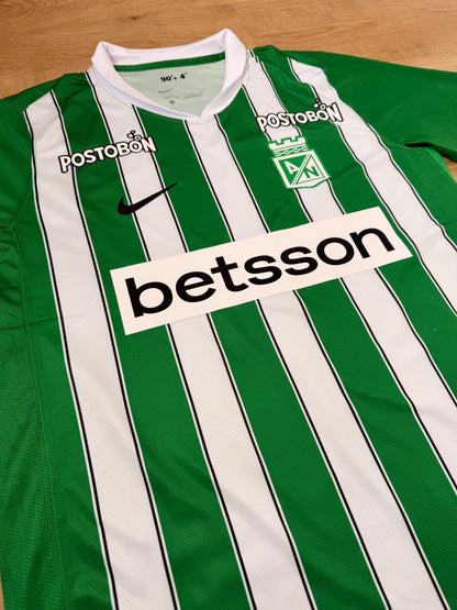Camiseta Atlético Nacional 2026 Local Hombre – Tela Lisa Encauchetada