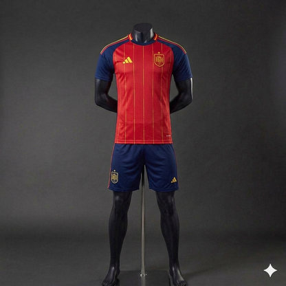 Uniforme Adulto España Local Mundial 2026 – (Calidad Triple A) 🇪🇸🔴