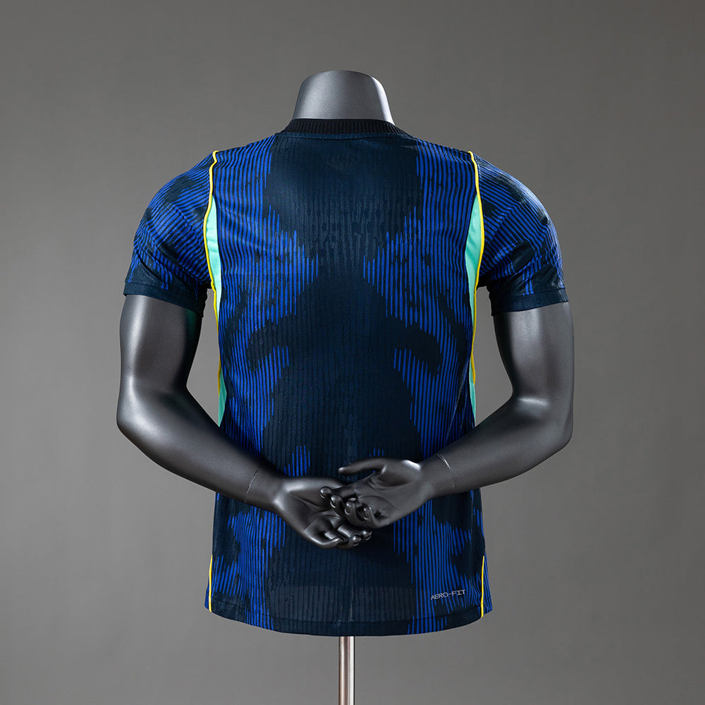 Camiseta Selección Brasil Visitante Mundial 2026 – Hombre (Calidad 1.1) 💙