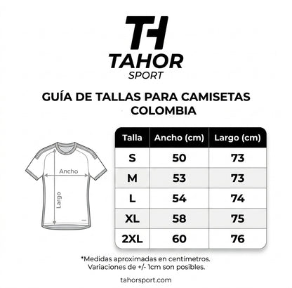 Camiseta Selección Colombia Retro Lotto – Hombre (Calidad 1.1)💛