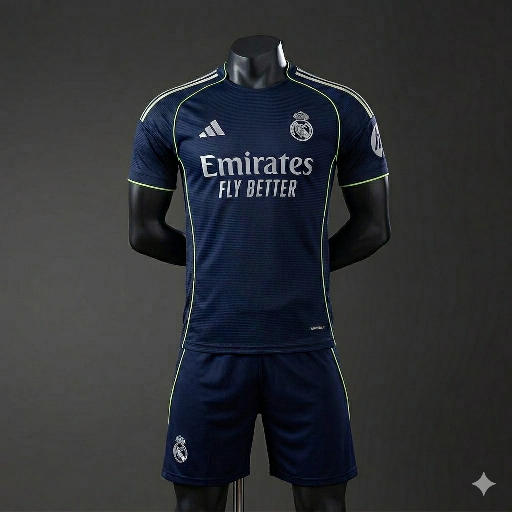 Uniforme Real Madrid Visitante 25/26