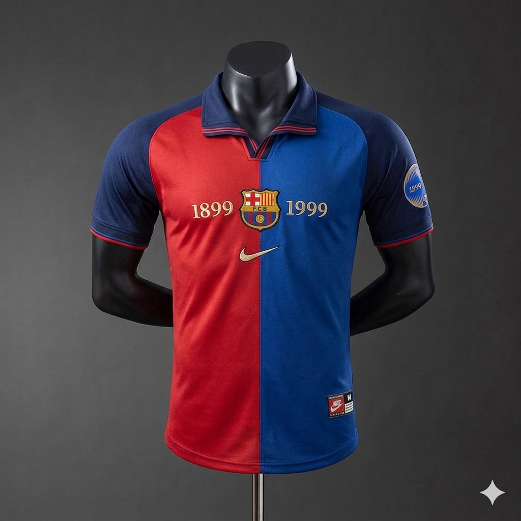 Camiseta FC Barcelona Conmemorativa 100 Años (1899–1999)