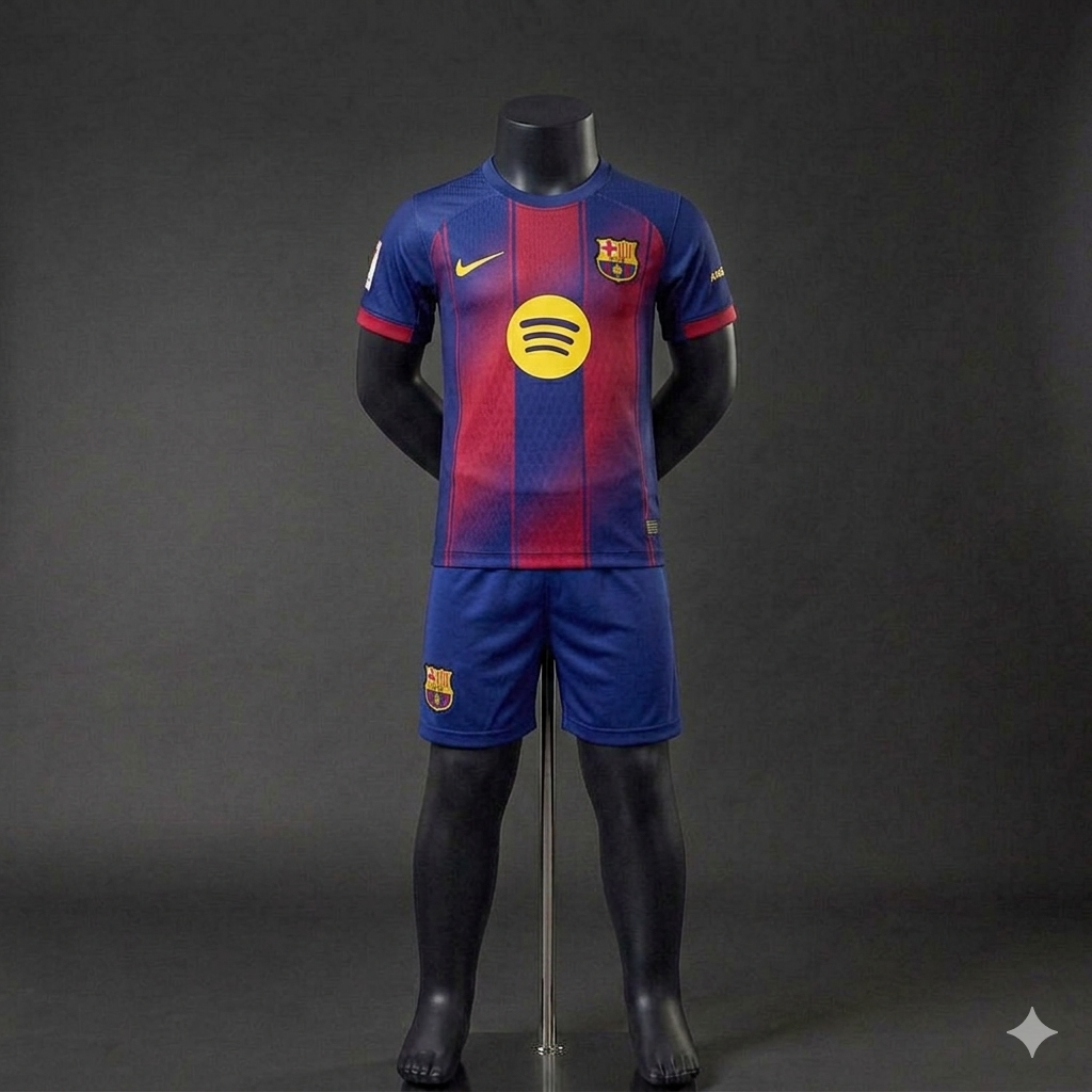 Uniforme Niño Barcelona Local 2026